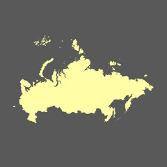 map of Russia