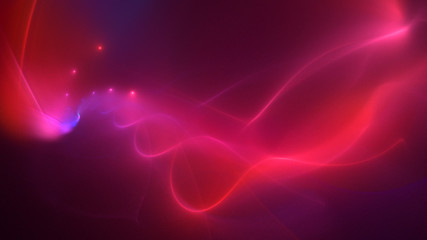 Fractal 3D rendering abstract light surreal background