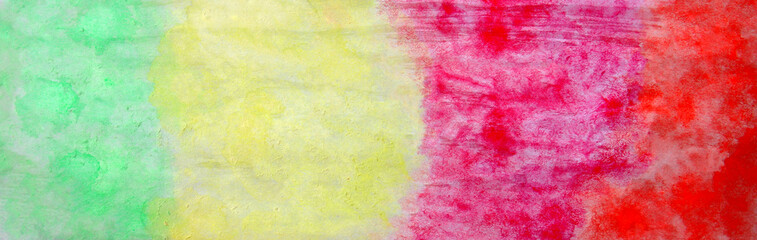 colorful watercolor on White background.