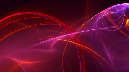 Obraz premium Fractal 3D rendering abstract light surreal background