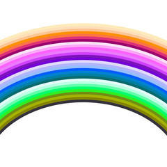 colorful rainbow vector drawign design
