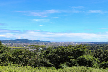 Obraz premium 浅間山から見た足柄平野（神奈川県）