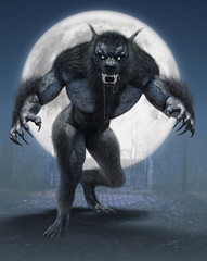 Werewolf - On The Prowl © Mars Lewis