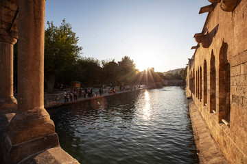 Balikligol, Sanliurfa / Turkey. Balikligol Mosque ( Fish Lake )