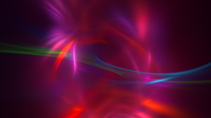 Fractal 3D rendering abstract light surreal background