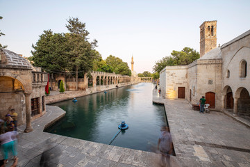 Balikligol, Sanliurfa / Turkey. Balikligol Mosque ( Fish Lake )