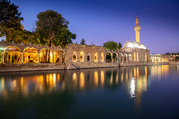 Balikligol, Sanliurfa / Turkey. Balikligol Mosque ( Fish Lake )