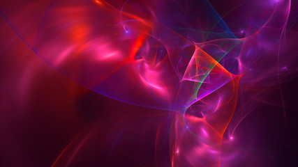 Fractal 3D rendering abstract light surreal background