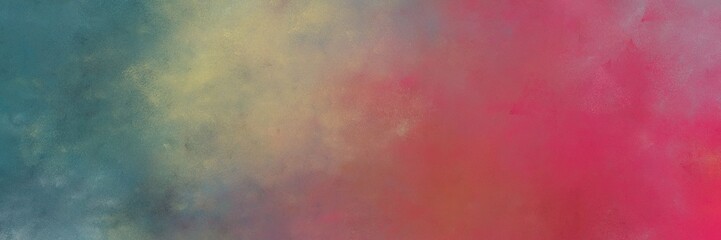 old color brushed vintage texture with moderate red, teal blue and gray gray colors. distressed old textured background with space for text or image