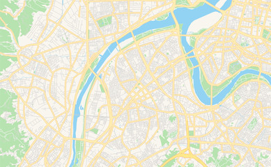 Printable street map of New Taipei, Taiwan