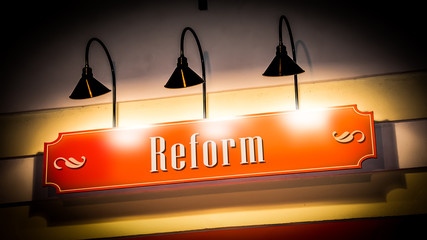Street Sign to Reform