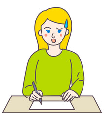 外国人　女性　悩む