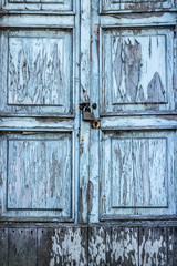 detail of an ancient door