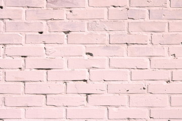 Fototapeta premium Abstract pink background with structural brickwork