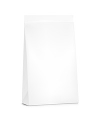 Cardboard packaging tapered to the top. Vector illustration isolated on white background. Ready for use in your design. EPS10.