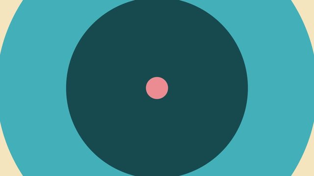 Transition Animation in High Resolution. Animated Lines and Circles
