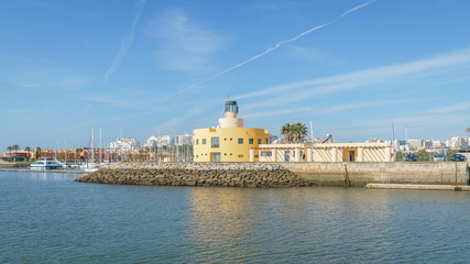 Obraz premium Coastline Landscapes of Portimao, Portugal