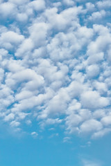 Clouds in the sky, natural outdoor background