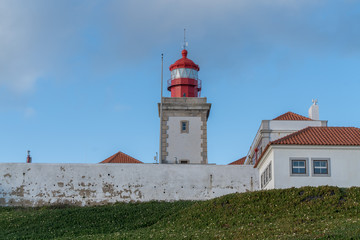 Fototapeta na wymiar Lighthouse in Cabo de Roca, Sintra, Portugal