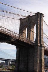 Obraz premium Brooklyn Bridge closeup