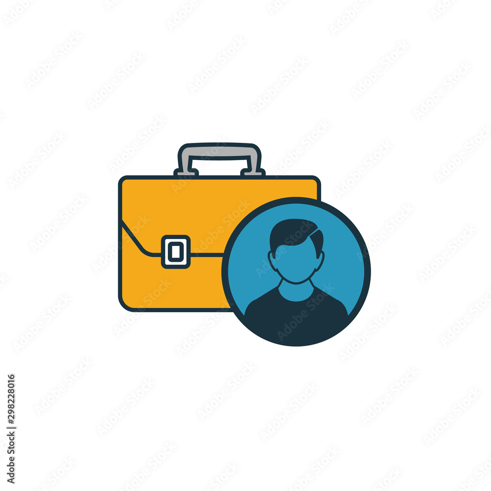 Poster employability icon. simple element from project management icons collection. creative employability 