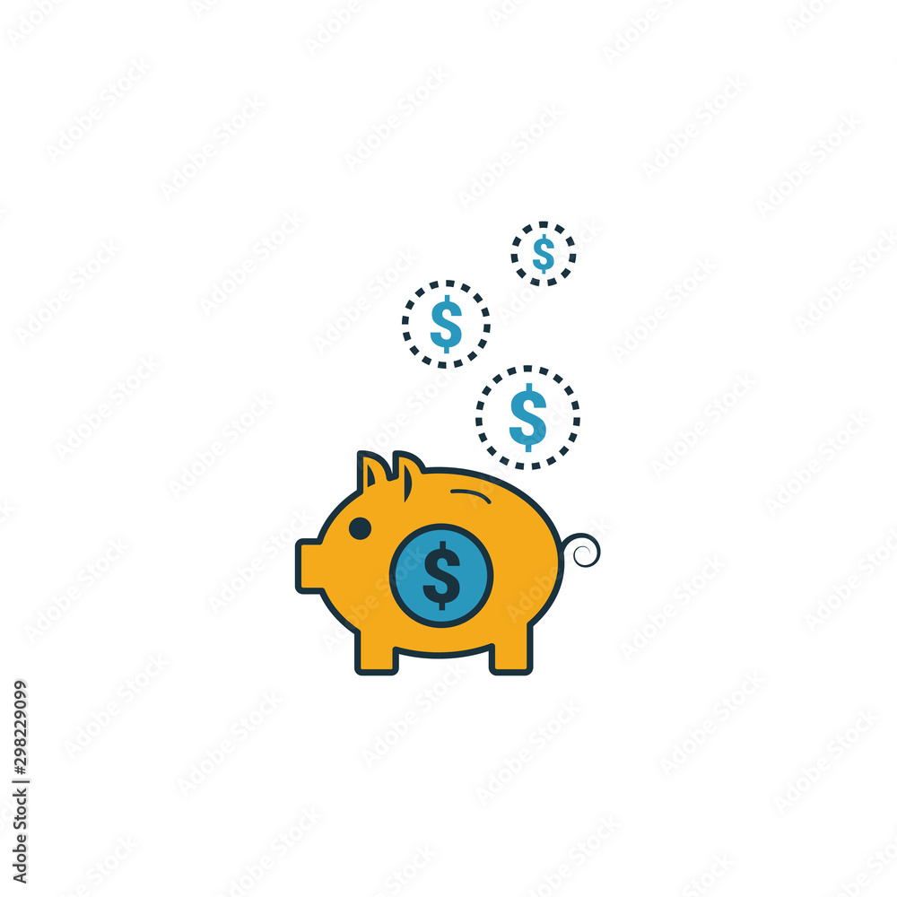 Poster saving icon. simple element from personal finance icons collection. creative saving icon ui, ux, app