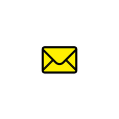 Mail Vector Icon. Isolated Inbox Line Icon. Mail Envelope Icon.