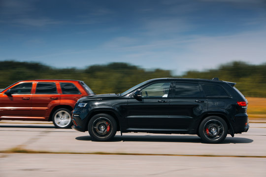 Jeep Cherokee SRT 8 at the dragrace