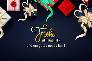 Weihnachten - Frohe Weihnachten. Weihnachtskarte
