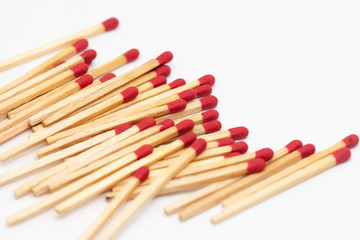 matchstick fire danger white isolated