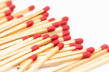 matchstick fire danger white isolated