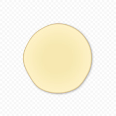 Bread dough isolated