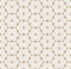 Naadloze geometrische patroon gebaseerd op Japanse ornament kumiko.
