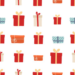Christmas seamless pattern for background