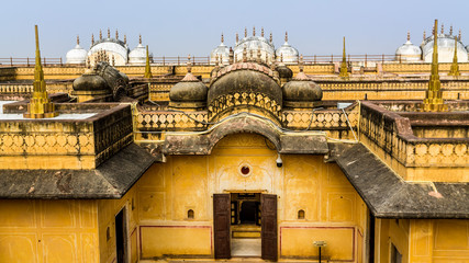 Fototapeta na wymiar Old Nahargarh Fort in Jaipur, Rajasthan, India