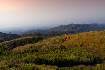 Fototapeta na wymiar ASIAN BEAUTIFUL MOUNTAIN LANDSCAPE I TOOK THIS PHOTOGRAPH ON AFTERNOON TIME
