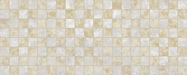 Vintage checkered marble floor texture background