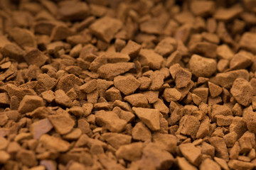 instant coffee background . copy space