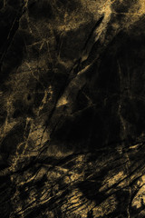 Black and gold marble texture design for cover book or brochure, poster, wallpaper background or realistic business and design artwork.