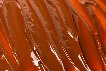 Sweet caramel pattern, top view.
