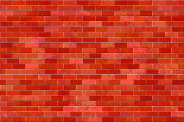 Bricks wall background vector illustration. 