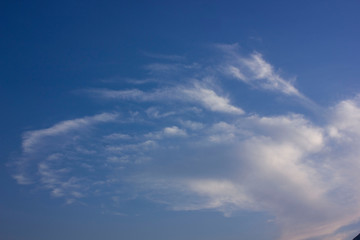 Obraz premium blue cloudy sky