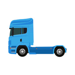 truck for transportation cargo vector illustration isolated on white background