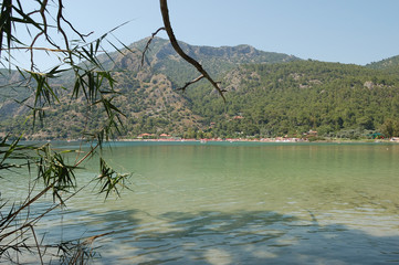The sweet water part of the Blue Lagoon also known as the "Dead Sea" (Ölüdeniz, Turkey)