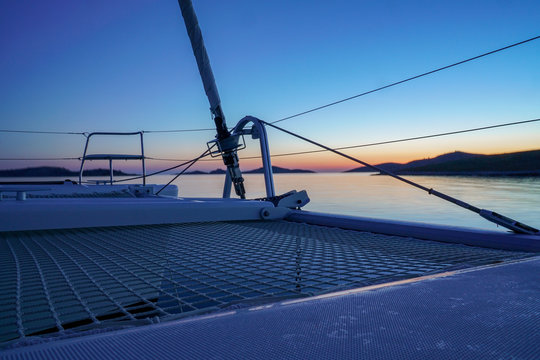 Tramonto da Catamarano