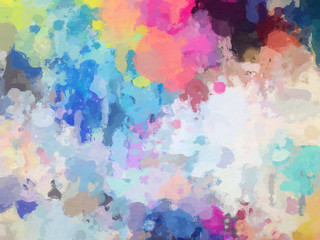 Fototapeta premium abstract background with brush strokes pattern abstract color trickle grunge background, concrete wall graffiti. multi colored shapes and patterns. handmade spray paintings.painted rough surface