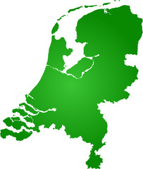 Fototapeta premium map of Netherlands