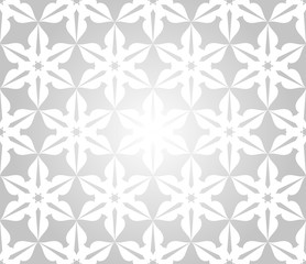 Vector Seamless Pattern with winter snowflakes