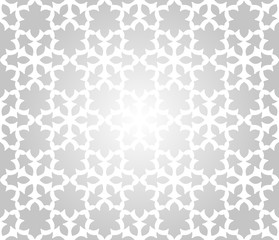 Vector Seamless Pattern with winter snowflakes