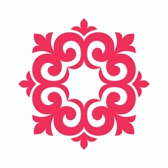 Four axis ornament. Plant element.